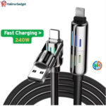 240W 4-in-1 Fast Charging Cable – One Cable for All Devices - Image 4