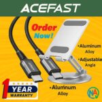 Acefast Premium Combo – 60W USB-C Cable & Aluminium Holder