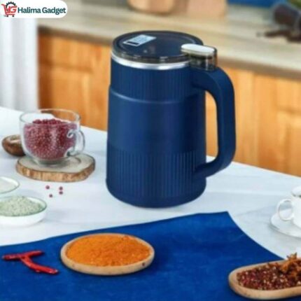 Mini High Power Electric Grinder Machine - 500ml - Navy Blue
