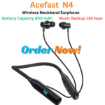 Acefast N4 Neckband & 60W Fast Charging Combo Pack - Image 3