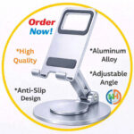 High Quality Premium Aluminum Alloy Mobile Phone Holder L60- (PRE- ORDER)