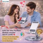 Premium Aluminum Alloy Mobile Phone Holder(Gray) - Image 4